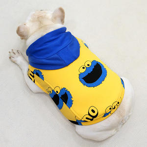 शरद ऋतु के सर्दियों के कुत्ते के कपड़े मखमली पेडड बनियान के साथ बड़े वसा कुत्तों के लिए कपास बनियान - Product Image 1