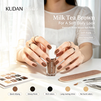 Vernis à ongles KUDAN multi-styles, non toxique, à base d'eau, facile à retirer, sans lampe UV, brillant, pour manucure quotidienne DIY, certifié cosmétique UE, vente en gros