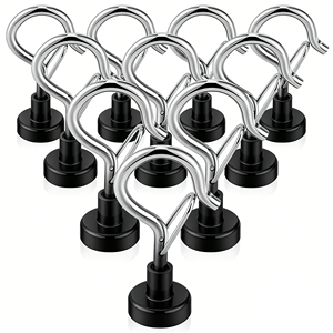 Ganci Magnetici Super Potenti 16mm Colore <span class=keywords><strong>Arcobaleno</strong></span> Forza di Trazione 8kg Gancio Magnetico al Neodimio per Uso su Frigorifero - Product Image 1