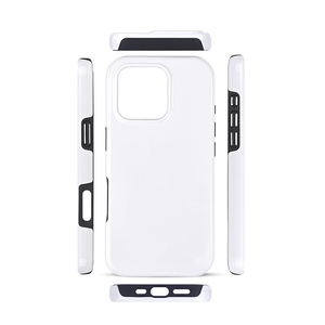 Funda Protectora para Teléfono Celular Resistente con Recubrimiento 2 en 1 de TPU y PC, Personalizable con Prensa de Calor al Vacío, Sublimación 3D, para <span class=keywords><strong>iPhone</strong></span> 16 Pro 15 - Product Image 1