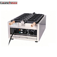 Machine à gaufres Taiyaki en acier inoxydable 5 poissons, antiadhésive, pour restaurant, machine à gaufres Taiyaki en forme de poisson