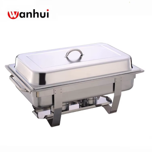 ชามอุ่นอาหารสแตนเลสพร้อมที่จับสำหรับใช้ในร้านอาหารดีไซน์ก้นต่างๆ - Product Image 2