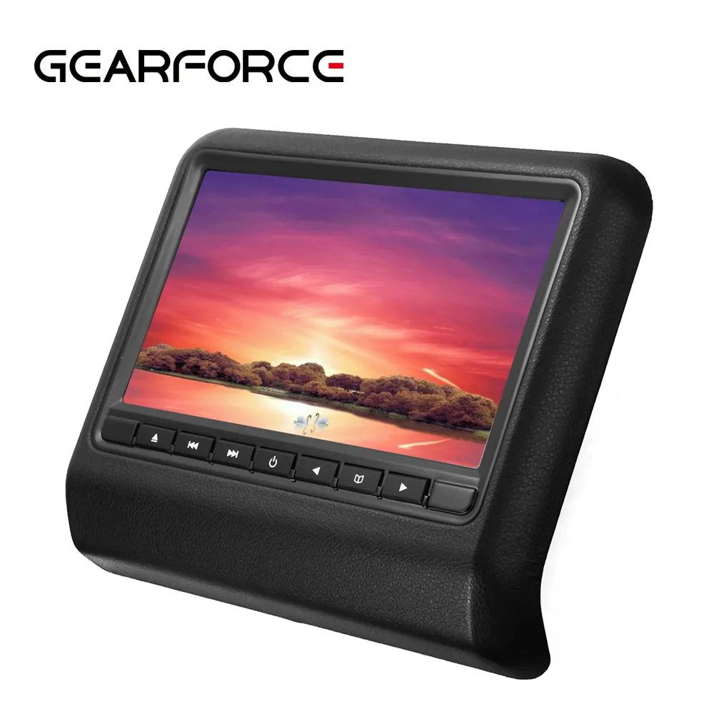 GEARFORCE araba baş dayama monitörü ile 9 inç ekran