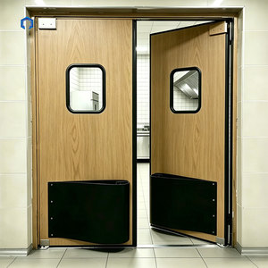 <span class=keywords><strong>Porta</strong></span> <span class=keywords><strong>a</strong></span> Battente <span class=keywords><strong>a</strong></span> Doppia Anta in Acciaio Inox 304 per Uso Commerciale, Resistente agli Urti, per Cucine di Ristoranti - Product Image 2