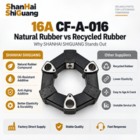 Accouplement souple en caoutchouc 16A 16AS CF-A-016 Taille 16 pour moteurs Centaflex, pompes et machines – Pièces d'accouplement torsionnel
