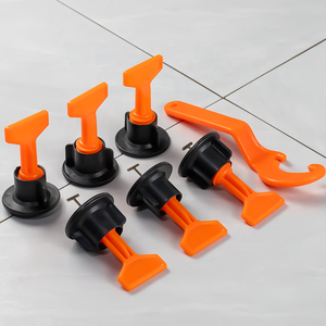 批发可更换钢T型销50PCS可重复使用的1.5毫米瓷砖调平系统工具瓷砖调平器夹配件 - Product Image 1