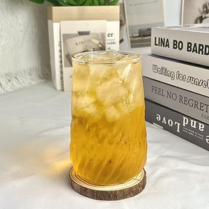 Ad alta estetica di grande capacità bicchieri di vetro Latte ghiacciato Americano succo tazze con disegno filettato per caffè <span class=keywords><strong>e</strong></span> <span class=keywords><strong>acqua</strong></span> - Product Image 1