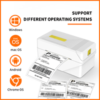 A318 haute vitesse et qualité 3 pouces Support usb/ Blue-tooth impression sans fil expédition thermique Étiquette sans encre autocollant Imprimante