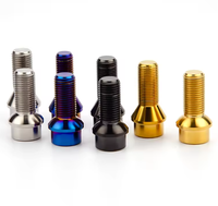 Baut Roda Titanium Alloy Penjualan Langsung Pabrik Kepala Torx Kelas 4.8 & 6.8 Finishing Polos