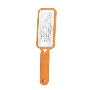 Best Feet Care Pedicure Tool Plastic Handle Stainless Steel Callus Remover Foot File Scraper For Remove Hard Deap Skin