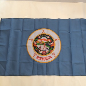 Hot Sale Minnesota Embroidered 3X5FT Pennant Durable 210D Oxford Cloth U.S. 50 State <b>Flags</b> Strong Resistant 3X5FT <b>Flag</b> - Product Image 1