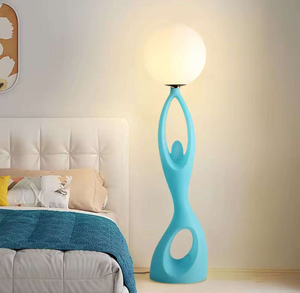<span class=keywords><strong>Lampe</strong></span> de sol LED de style moderne minimaliste, sculpture humanoïde créative, <span class=keywords><strong>lampe</strong></span> de <span class=keywords><strong>salon</strong></span>, <span class=keywords><strong>lampe</strong></span> de canapé, atmosphère luxueuse de chambre à coucher, style post-moderne - Product Image 4