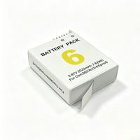 Batteria Compatibile per DJI Osmo Action 6, 2020mAh Resistente al Freddo Estremo -20°C ℃ Senza errori pop-up, ricarica rapida PD da 30W, alimentazione di riserva