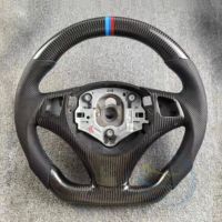 Volant en fibre de carbone pour BMW E3, E5, E46 318i, 320i, 325i, 330ci, M3, E39 520i, 525i, 530i, M5, X5 E53, E85, E86, Z4, E60, E61