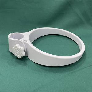 Poubelle d'hygiène en plastique avec couvercle, capacité 4L, ronde, pour lavabo, usage médical et esthétique - Product Image 2