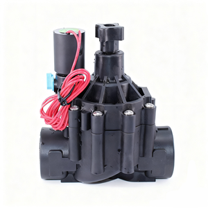 Katup Solenoid Nilon 3/4'' hingga 1-1/2'' Struktur Diafragma Normal Tertutup 220V 12V 24V untuk Irigasi Kebun Pertanian dan Lanskap - Product Image 5