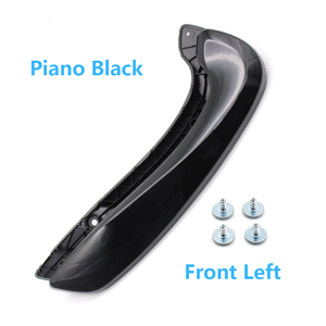 Kit de poignée de porte avant gauche droite en fibre de carbone noir 2 pièces pour Renault Megane 3 MK3 Fluence 2008-2016 - Product Image 5