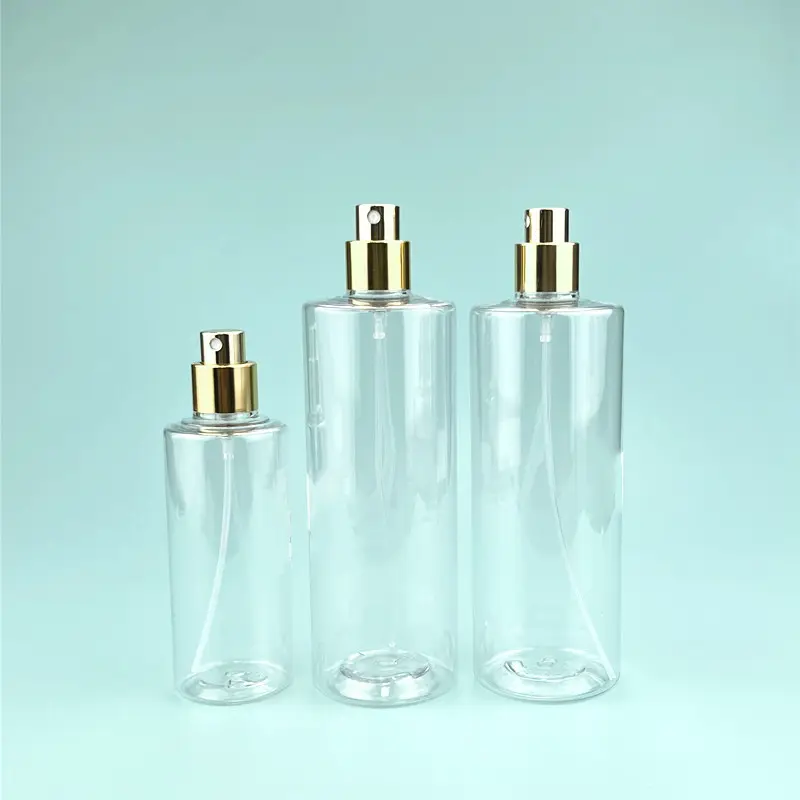 Luxe 250Ml Plastic Parfumspuitfles Voor Huisdieren Victoria Geurdeodorantfles Met Galvaniseerdeksel