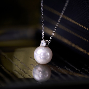 Exquisito y Elegante Collar de Perlas de Agua Dulce Casi Redondas de 3-6 mm, Calidad Casi Impecable - Product Image 2