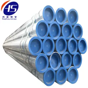 ERW steel tubing standard sizes, zinc coated galvanized steel pipe 4" tube