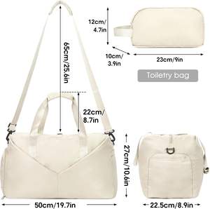 Muestra Gratuita, Bolsa Deportiva Personalizada de Neopreno para Mujer, Bolsa de Viaje para Gimnasio, Bolsas de Compras para Yoga con Correa Ajustable - Product Image 5