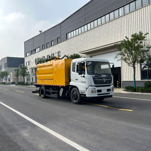 Camion-citerne à aspiration d'huile et d'eaux usées en acier inoxydable, nettoyeur à haute pression pour moteur diesel - Product Image 2