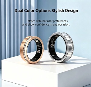 Waterproof Smart Health Ring Heart Rate Blood Oxygen Sleep Activity Tracker Stainless Steel Fitness Smart Ring for Men Women - Product Image 2