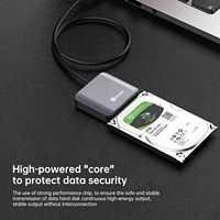 Câble adaptateur USB 3.0 SATA Biaze 5 Gbps UASP pour SSD 2,5 pouces, HDD 3,5 pouces, lecteurs DVD/CD, gaine PVC, compatible Plug & Play Mac, en cuivre pur