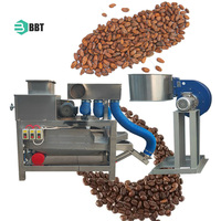 Machine à enlever la coquille de fèves de cacao Machine à éplucher la peau des grains de café Machine à éplucher les fèves de cacao grillées