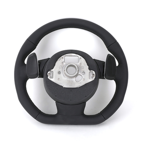 Custom SLine Style Half Perforated Leather Steering Wheel for Audi <strong>A1</strong> A3 A4 A5 A6 A7 C6 C7 C8 B7 B8 B9 8P 8V RS3 RS4 RS6 RS7 Q5 - Product Image 2