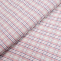 Fil Textile teint de chine 100% coton sergé Plaid popeline tissu pour vêtements femmes