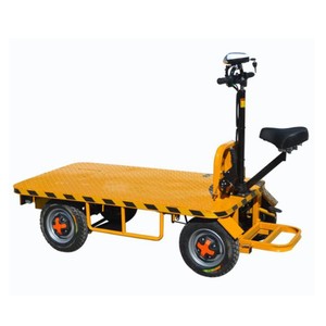 China Supplier Transport Cargo Flatbed Electric Cart <b>Platform</b> <b>Trolley</b> Cargo Machine Transport <b>Trolleys</b> for Sale - Product Image 6