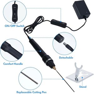 2024 New Arrival Chất lượng cao 3 trong 1 Hot Wire <span class=keywords><strong>Foam</strong></span> <span class=keywords><strong>Cutter</strong></span> Kits xốp cắt Bút công cụ với 30 Wát Bộ chuyển đổi - Product Image 2