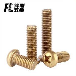 Tornillos de latón Fenglian M2 M3 M4 M5 de cabeza cruzada, grado A, estándar GBT 818 - Product Image 3