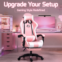 Chaise de jeu AOR en cuir, design industriel, base pivotante, accoudoirs réglables, inclinable, pour le travail, la maison, l'internet café