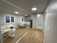 Casa Contenedor Expandible de Lujo de Doble Ala, Habitación Plegable, Casa Moderna Importada, Casa Prefabricada Expandible de 20 pies, 30 pies, 40 pies
