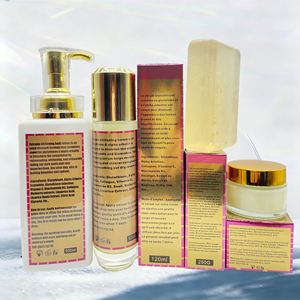 Kit de Soins Éclaircissants pour <span class=keywords><strong>la</strong></span> Peau Marque Blanche – Glutathion & Alpha Arbutine – Exfoliant et Illuminateur – Élimination <span class=keywords><strong>des</strong></span> Imperfections pour Femmes - Product Image 6