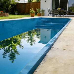 Piscina con tobogán, piscina pequeña enterrada, piscina exterior con hidromasaje, piscina de fibra de vidrio, mosaicos para piscina - Product Image 4