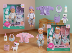 Ensemble de poupées Hello Kitty pour soins des bébés, avec vêtements et accessoires, pour enfants de plus de 3 ans, jeu de simulation - Product Image 2