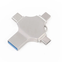 Clé USB OTG Type C 4 en 1 2 Go 8 Go 16 Go 32 Go 64 Go 128 Go 256 Go, Clé USB Mini Personnalisée