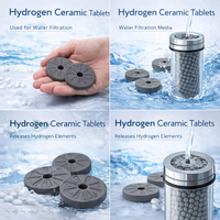 ETERNAL WORLD Tablettes céramiques à hydrogène haute efficacité pour média filtrant de purificateur d'eau