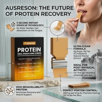 Ausreson OEM Vital Clear Isolat de Protéine de Lactosérum en Bandelettes Orales – Compléments pour la Récupération Musculaire et la Prise Quotidienne de Protéines Sportives – Bandelettes Orales Dissolvables