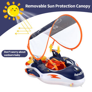 سباحة أطفال قابلة للنفخ ، سباحة عائمة للأطفال ، سباحة عائمة ، حلقة حمام سباحة للأطفال من كلوريد البولي فينيل ، صيفية عائمة مع مظلة - Product Image 4