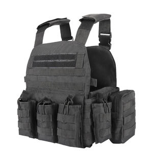 Fabbricazione all'ingrosso gilet di sicurezza nero tattico gilet da caccia <span class=keywords><strong>Molle</strong></span> sistema portante giubbotto tattico per la vendita - Product Image 1