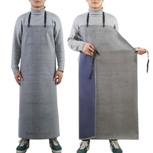 Yusetsu Mi Rubber Polyester <b>Apron</b> 115X85 Cm Waterproof Oil Proof Industrial <b>Work</b> Safety <b>Apron</b> For Men Women Adults - Product Image 3