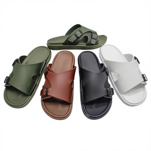 Herren Anti-Rutsch PVC-Obermaterial Hausschuhe - Wasserdicht, Umweltfreundlich, mit Fußgewölbestütze & Modischem Indoor/Outdoor-Stil - Product Image 1