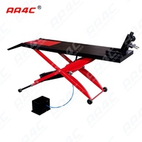 AA4C 450kg 1000lb Table de levage pneumatique de 48 pouces de largeur pour moto ATV avec Extensions latérales, cric de levage pour moto ATV