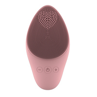 Mini brosse électrique de nettoyage du visage sans fil rechargeable Outil de massage et de vibration de voyage en silicone à main