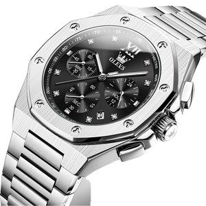 Reloj de Buceo Deportivo de Lujo con Correa de Acero Inoxidable y Logotipo Personalizado OEM 3626, Reloj Luminoso para Hombre - Product Image 2