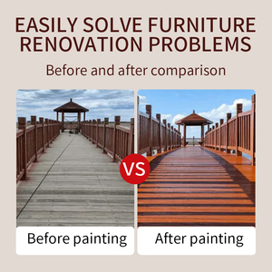 Peinture pour <span class=keywords><strong>bois</strong></span> Peinture d'extérieur pour <span class=keywords><strong>bois</strong></span>, Peinture à base d'eau à faible odeur Peinture pour meubles Peinture pour armoires, Parfait pour l'intérieur/l'extérieur <span class=keywords><strong>Blanc</strong></span> - Product Image 4